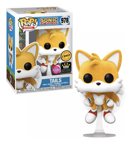 Tails Flocked Funko Pop Colitas 978 Sonic Exclusivo