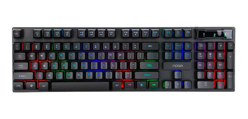 Imagen 4 de 8 de Kit Gamer Teclado Mouse + Auricular Pad Noga Nkb407