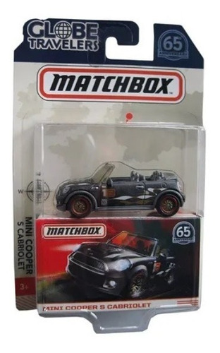 Matchbox Mini Cooper Cabriolet Globe Travelers 65th Years