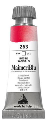 Aquarela Maimeri Blu Tubo Gr.1 263 Sandal Red 12ml