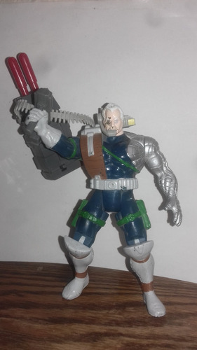 X Men, Cable Con Sus 2 Torpedos, Pieza Difícil, Vintage 1993