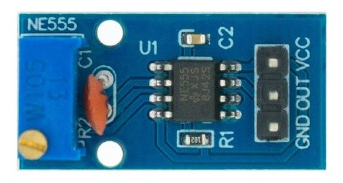 Ne555 Modulo Temporizador Frecuencia Ajustable Onda Cuadrada