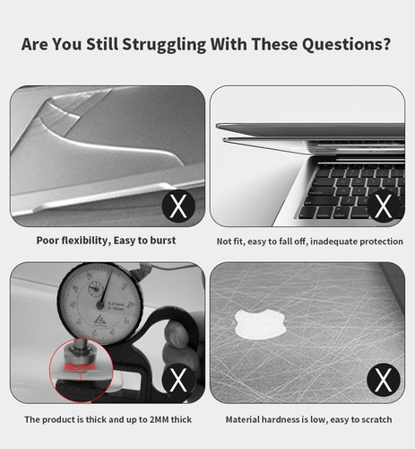 Imagen 6 de 10 de Funda Macbook Pro 13 Case Carcasa Premium A2338 A2289 A2251