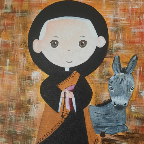 Colección Santitos - Cura Brochero I - 30 X 30 X 4 Cm