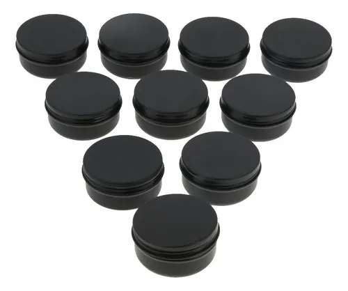 50 Piezas Portátiles 30g De Aluminio Tarros De Lata De
