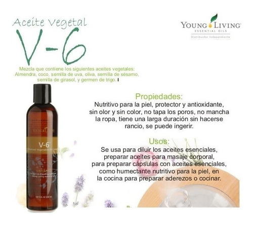 Complejo Mejorado V6 Para Aceites Esenciales  Young Living 