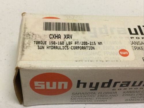 New, Sun Hydraulics Cxha Xav S463390, Torque 150-160, Fr Bbt
