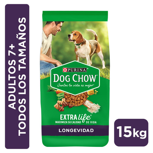 Alimento seco para perro DOG CHOW® Adultos 7+ Longevidad 15kg