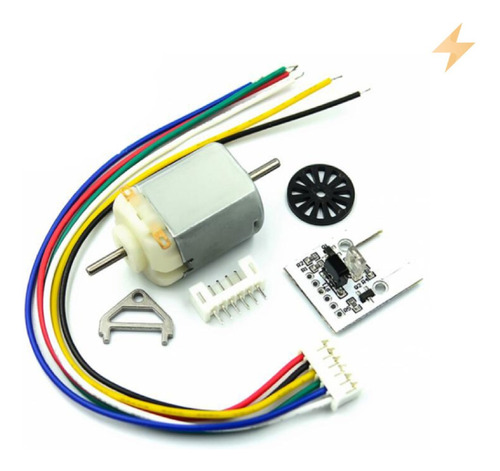 Motor Dc Con Encoder 3-9v Para Proyectos De Electronica 