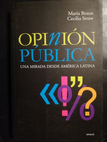 Opinión Pública / Braun, María & Straw, Cecilia