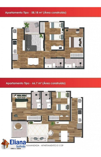 Apto Em Lançamento - À Partir De 349.990,00 - Ge8256