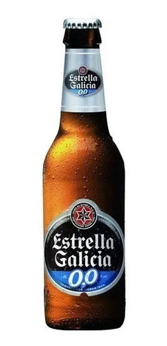 Cerveja Estrella Galicia S/ Alcool Long Neck 250ml Pack 6 Un