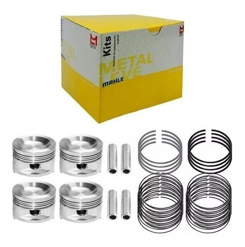 Kit Pistão Com Aneis Gol G5 Ea111 1.6 8v Flex 2008 ...