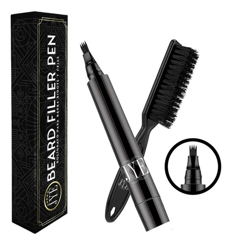 Kit Rastrillo Lujo 2 Porta Navajas Pincel Bolígrafo P/ Barba