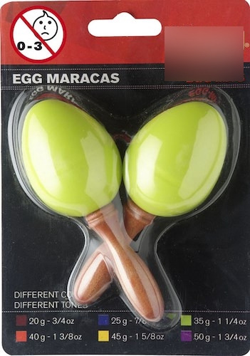 Stagg Huevos Ritmicos Mini Maraca Shaker Par