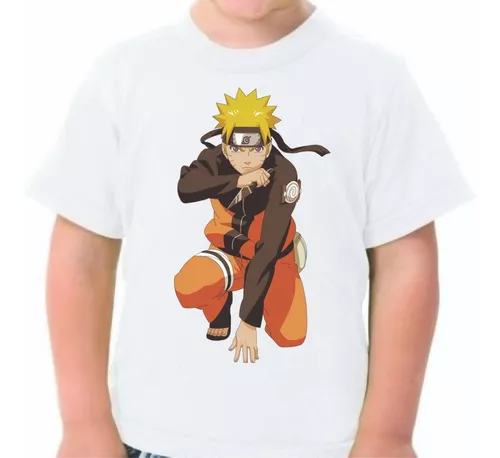 Camiseta Naruto Boruto Tshirt Infantil Adulto Anime