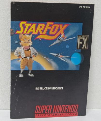 Manual De Juego Star Fox Nintendo Snes