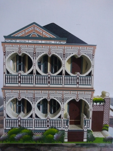 Casa Fachada Decorativa De 14cm Asendorf House Savannah Geor