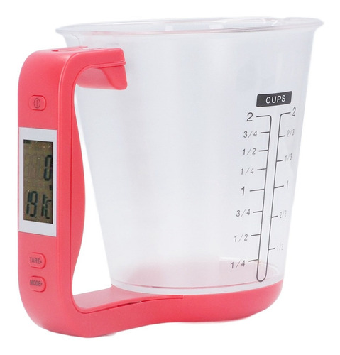 Báscula Digital Para Alimentos Y Vaso Medidor Portátil Para