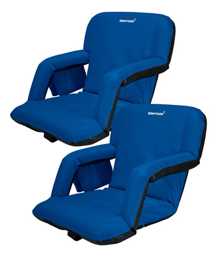 Driftsun Asiento Reclinable Plegable Para Estadio, Silla Re.