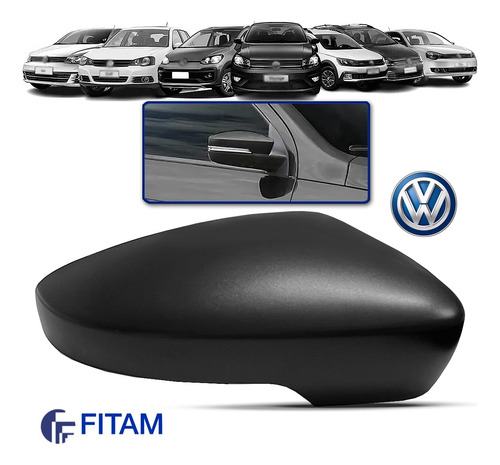 Capa Do Retrovisor Direito Vw Up Tsi 2015 2016 2017 Fosca