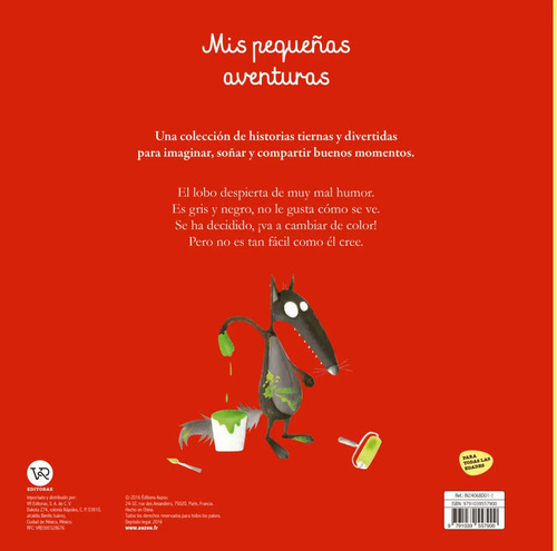 El Lobo Que Quiere Cambiar De Color - Auzou