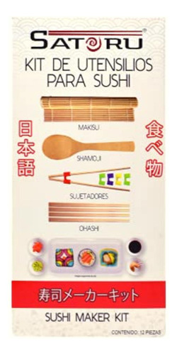 Satoru Sushi Maker Kit, Kit De Utensilios Para Preparar