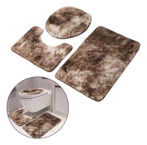 Juego De Alfombrillas De Baño De 3 Piezas Para Baño Con