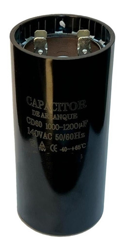 Capacitor De Arranque 1000-1200mfd 140v Motor Eléctrico B7