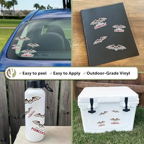 Transylvania University Sticker Pioneers Stickers Vinyl...