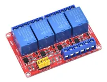 Comprar Placa De 4 Canal A Relé 12v Con Optoacoplador Y Led Arduino