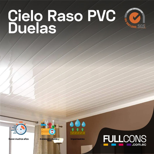 Imagen 2 de 2 de Cielo Raso Pvc Quito Ecuador Compra Segura