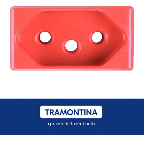 Tomada 2p+t 20a/250v Vermelha
