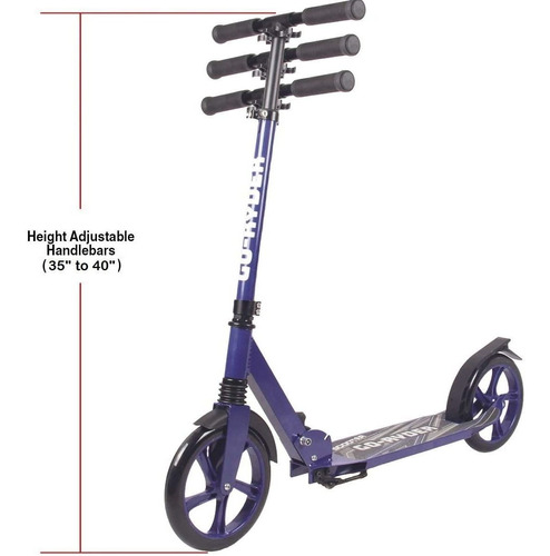 Go-ryder Scooter De Rueda Grande De 9 Pulgadas Para Adultos