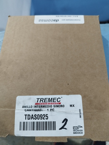 Aro Intermedio De Primera Caja Tremec Triton/super Duty 