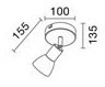 Imagen 2 de 9 de Aplique Pared Interior 1 Luz Promo Platil Con Interruptor Candil Apto Led Gu10 Velador Pared Cabecera De Cama