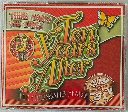 Ten Years After - The Chrysalis Years 1969-1972 Box 3cd Uk Remasterizado