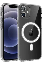 Comprar Funda Magnética Transparente Para iPhone 11 12 13 13 Pro Max Compatible Con Magsafe Anti Golpes Antiamarilla Carga Inalámbrica