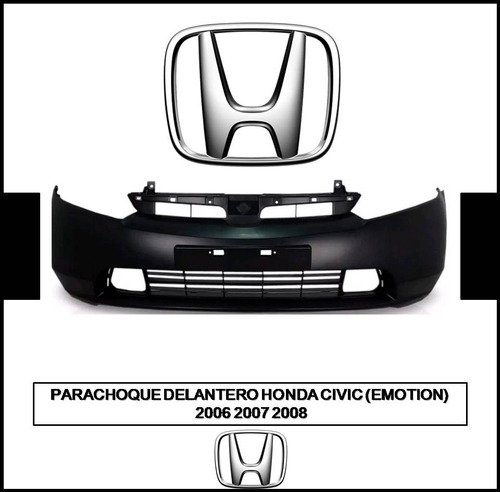 Parachoque Delantero Honda Civic Emotion 2006 2007 2008