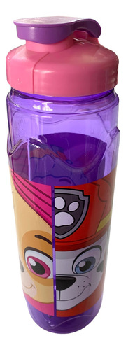 Termo Paw Patrol De Plástico 850 Ml Nuevo Violeta