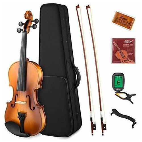 Juego De Violin Eastar Eva-330 4/4, Tamaño Completo, Para E