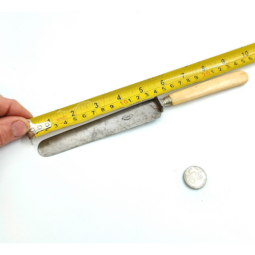 Cuchillo Mesa Antiguo Paleta Acero Frances - Cuchilleria (Usado)