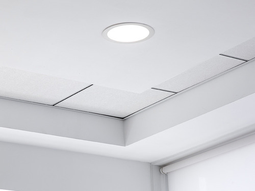 Painel Led Taschibra 18w Redondo Embutir Autovolt Branco