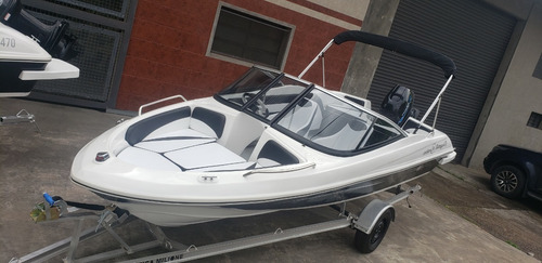 Imagen 9 de 15 de Lancha Open 3v Tango 470 Power Tec 40 Hp Nautica Milione 2