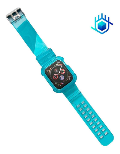 Correa Candy + Funda + Mica Premium Para Apple Watch Calidad