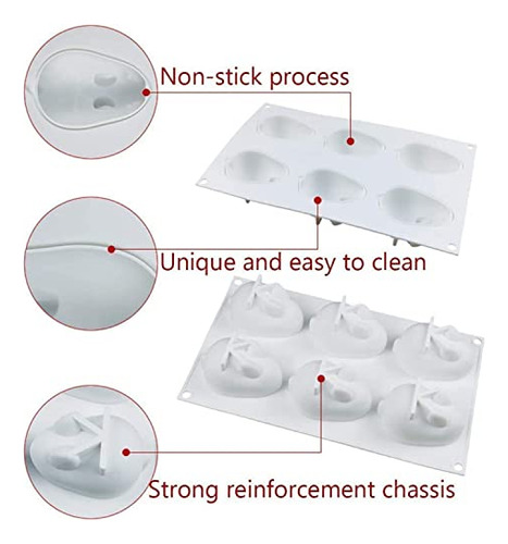 Molde De Silicona 3d Para Chocolate Con Forma De Conejo De P