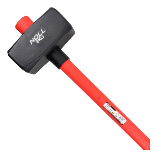 Marreta Com Cabo De Fibra Emborrachado 8kg (392,0018) - Noll