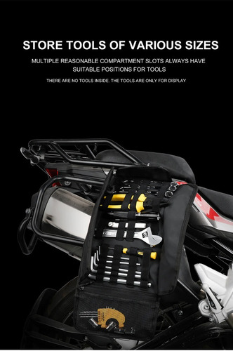 Imagen 9 de 10 de Bolsa Para Herramienta Motocicleta Universal Enduro Moto