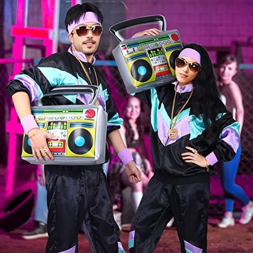 Kicpot 80s Chándal De Disfraces Para Hombres Y Mujeres, Traj