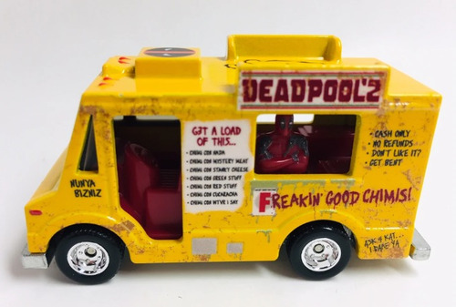 Hot Wheels Deadpool Chimichanga Truck Premium Escala 1/64
